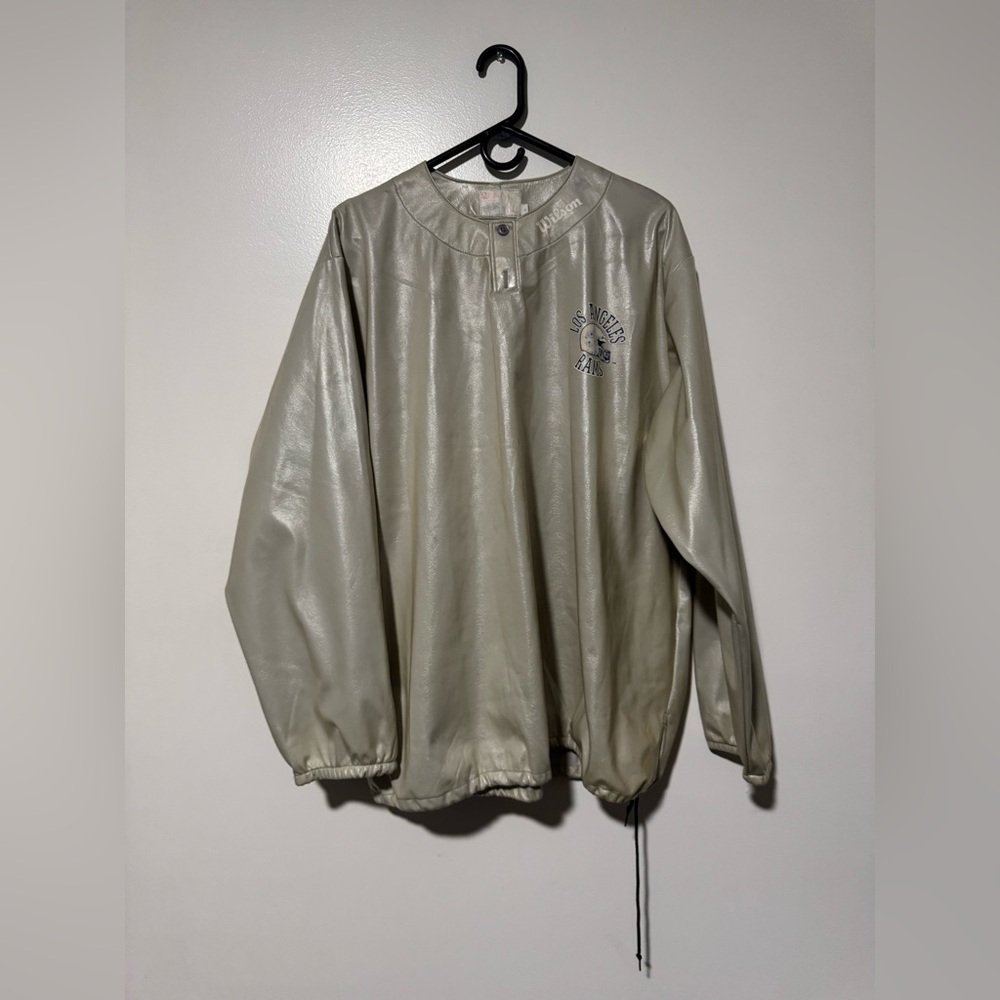 Vintage Los Angeles Rams Sweater (Leather Esque)
